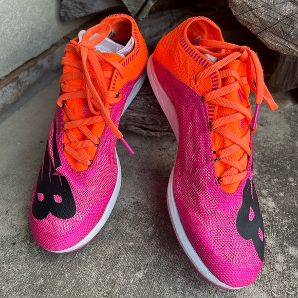 New Balance Xc5kV5 Vibrant Pink & Orange Track Spike racing cleats Sz-8. P - Picture 3 of 10